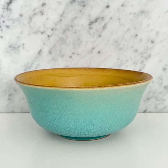 Ceramic Asian Style Bowl from Hong Kong’s Goods Of Desire G.O.D., Turquoise Blue - Picture 1 of 5